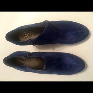 Vince Camuto Blue Suede Booties